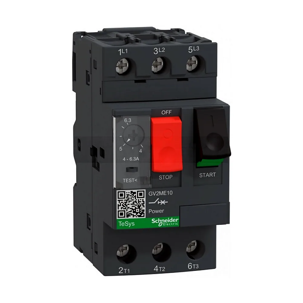 Автоматичний вимикач Schneider Electric GV2ME10 4-6,3A 2,2кВт GV2ME10