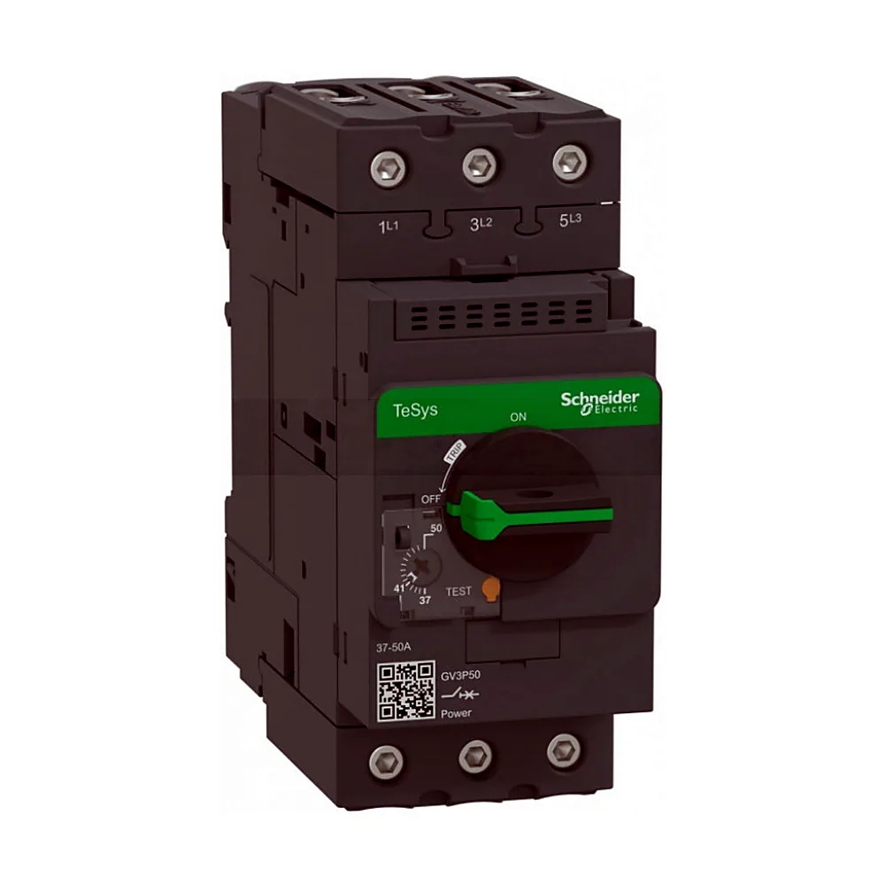 Автоматичний вимикач захисту двигуна Schneider Electric GV3P50 37-50A 22kW