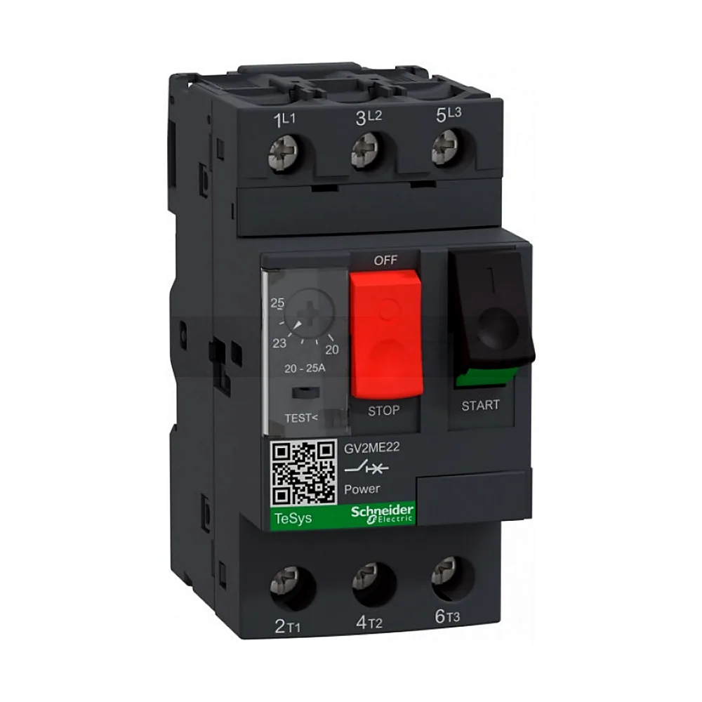 Автоматичний вимикач захисту двигуна Schneider Electric GV2ME22 20-25A 11kW