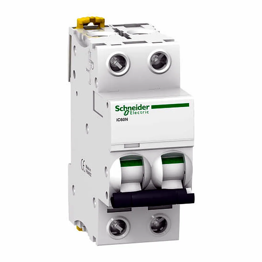 Автоматичний вимикач iC60N, 2P 16A хар-ка В, 6кА, A9F78216, Schneider Electric