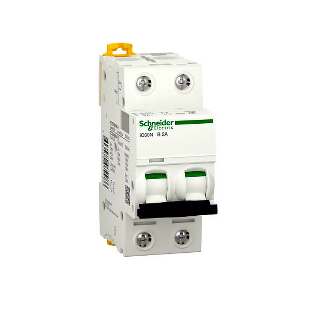 Автоматичний вимикач Schneider Electric iC60N Acti9 A9F73202 2P 2А B 6кА