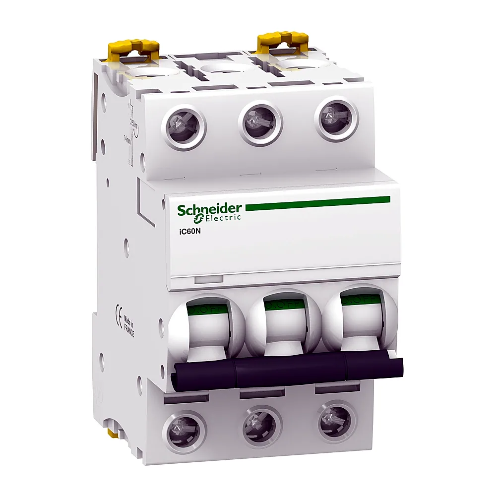 Автоматичний вимикач Schneider Electric iC60N 3P 50A C 6кА A9F79350
