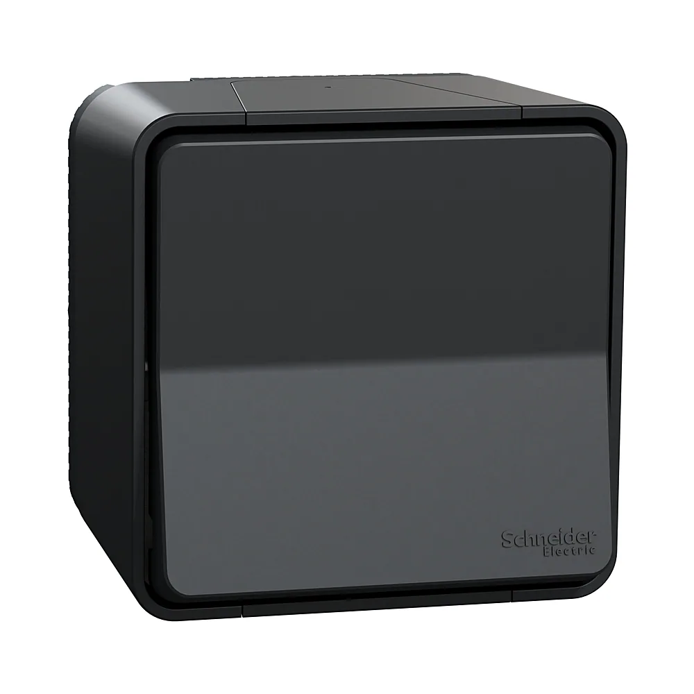 Вимикач кнопковий у зборі "Mureva S", чорний, IP55, Schneider Electric