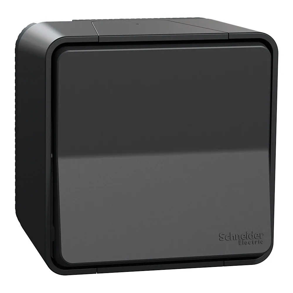 Кнопковий вимикач у зборі Mureva S чорний IP55 Schneider Electric MUR35026