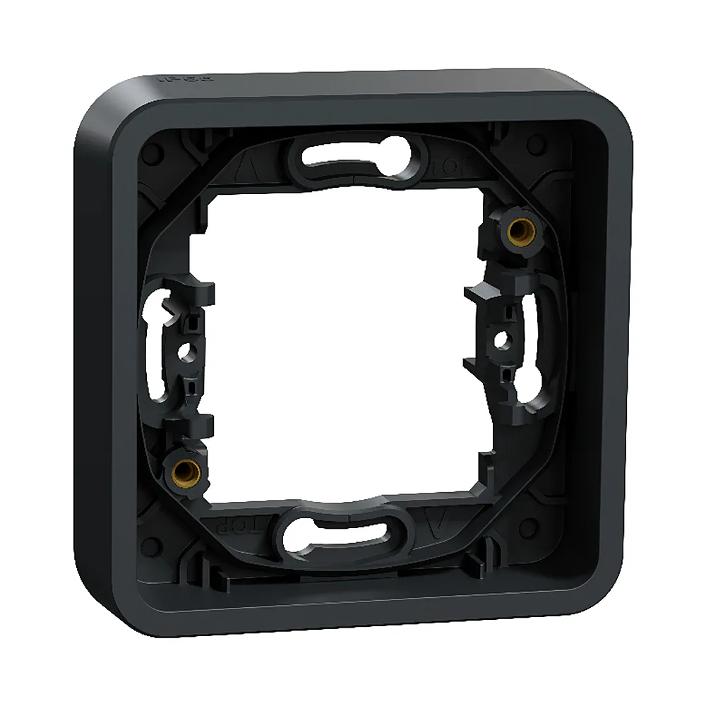 Рамка Schneider Electric Mureva Styl 1-постова чорний IP55 MUR34107