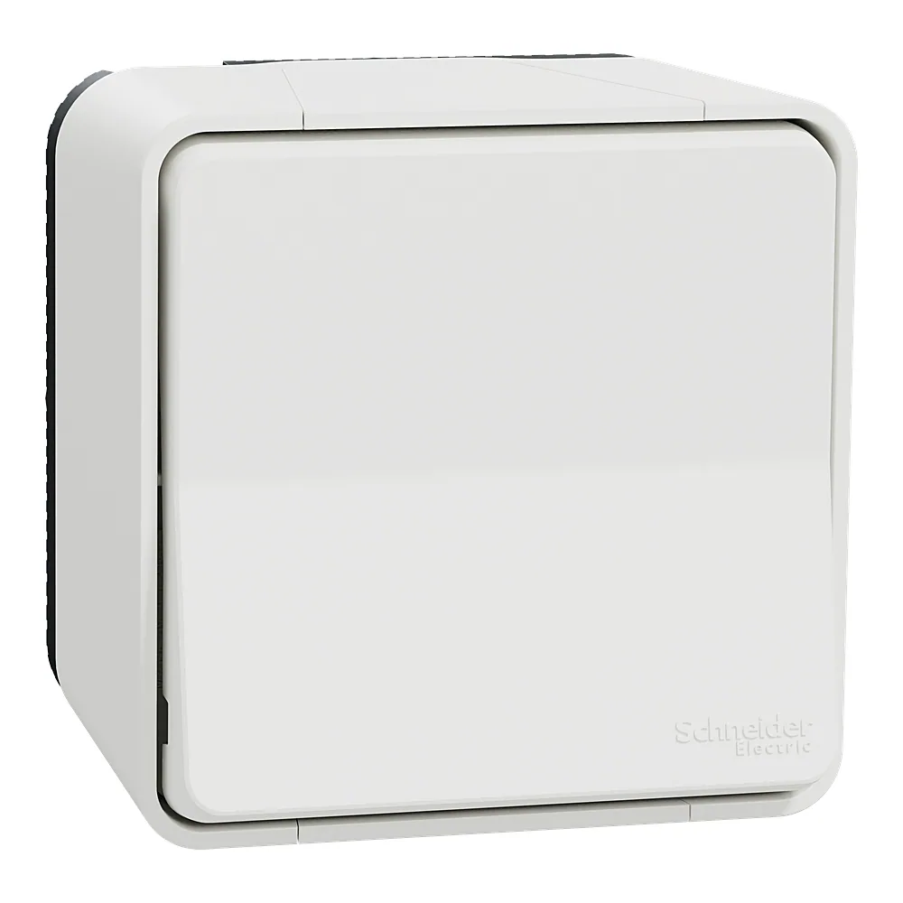 Перемикач 1-клавішний у зборі Mureva S схема 6 білий IP55 Schneider Electric MUR39021