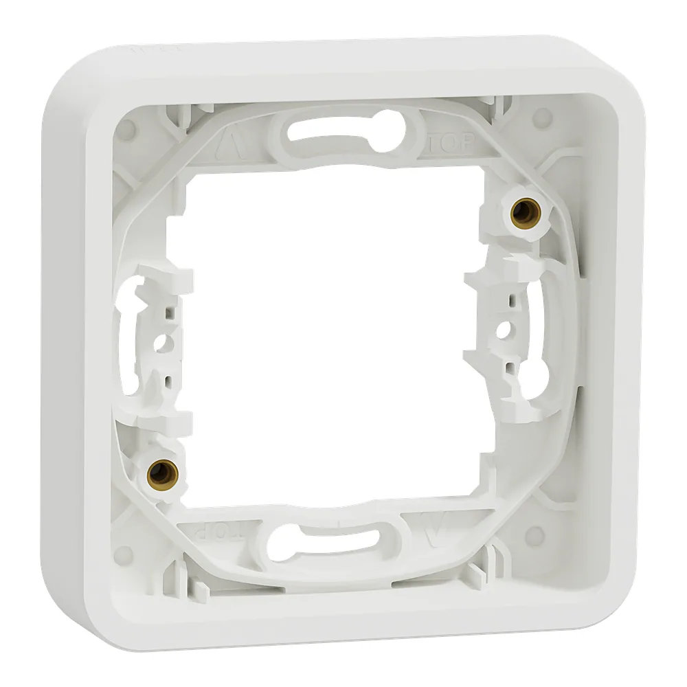 Рамка Mureva Styl 1-постова біла IP55 Schneider Electric MUR39107