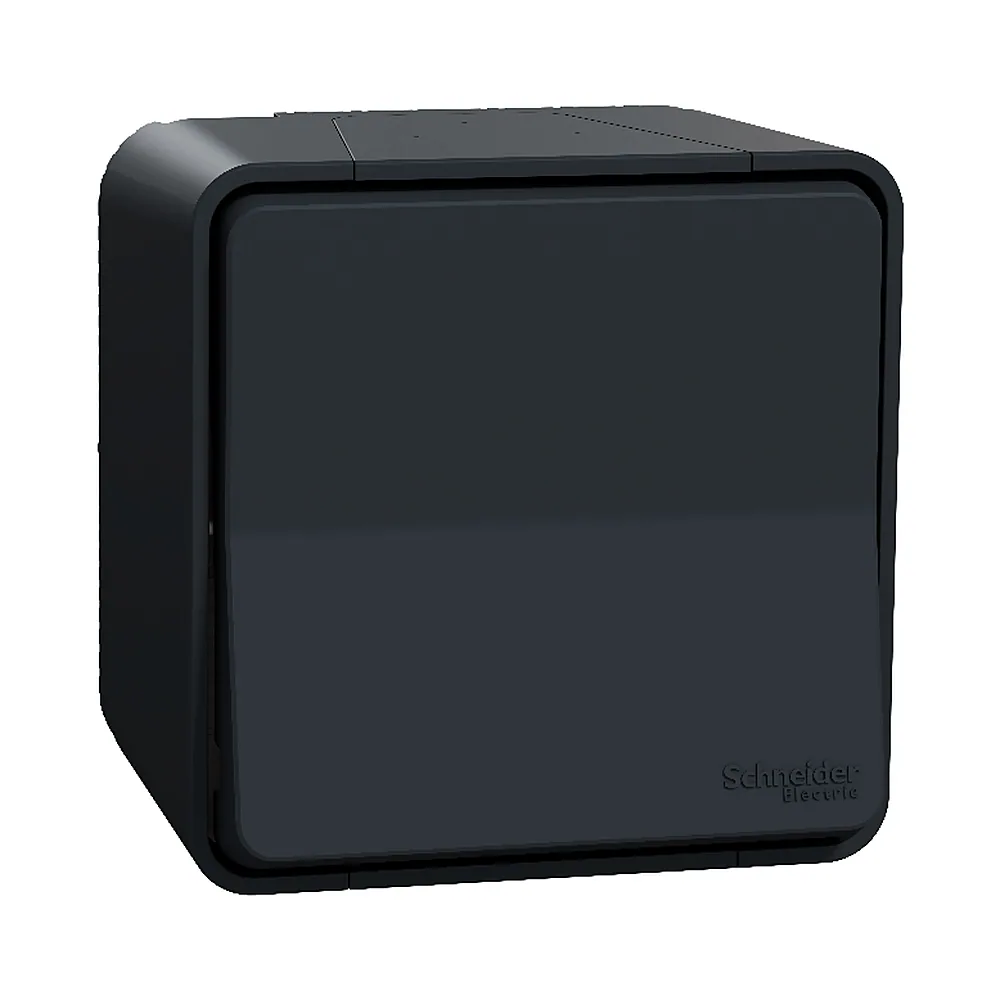 Перемикач 1-клавішний у зборі Mureva S сх.6 чорний IP55 Schneider Electric MUR35021