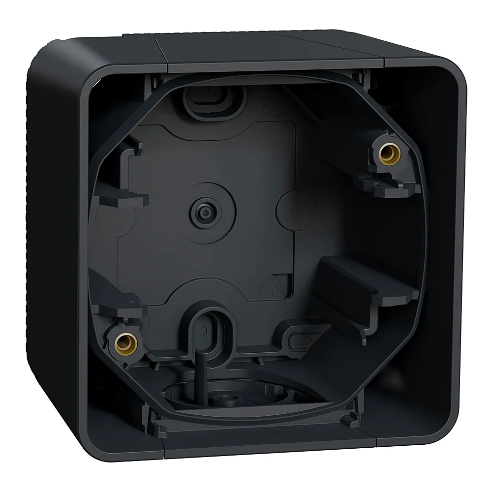 Модульний щит Mureva Styl IP55 1-ний чорний Schneider Electric MUR37911