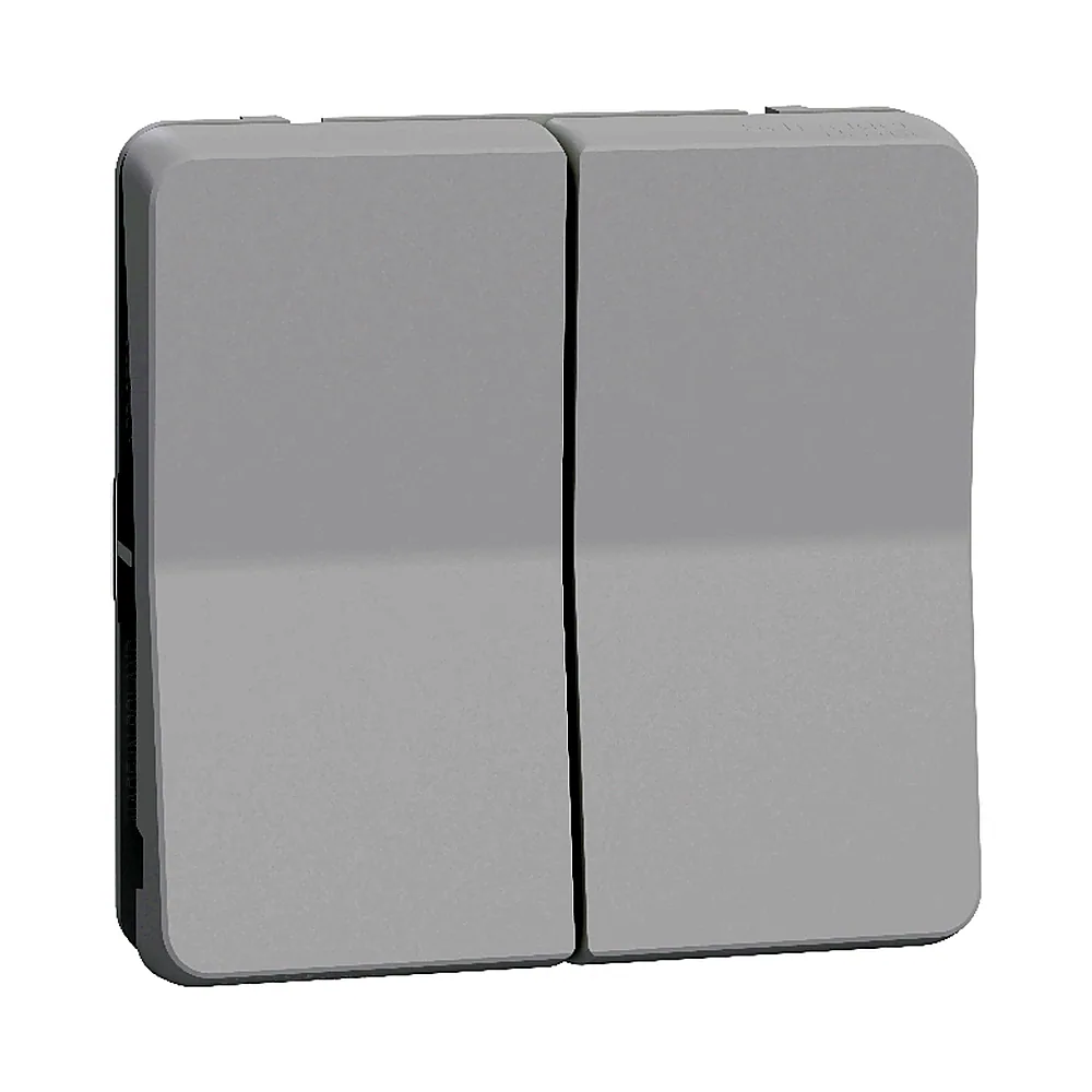 Механізм перемикача 2-клавішний сх.6+6 білий IP55 Schneider Electric MUR39022
