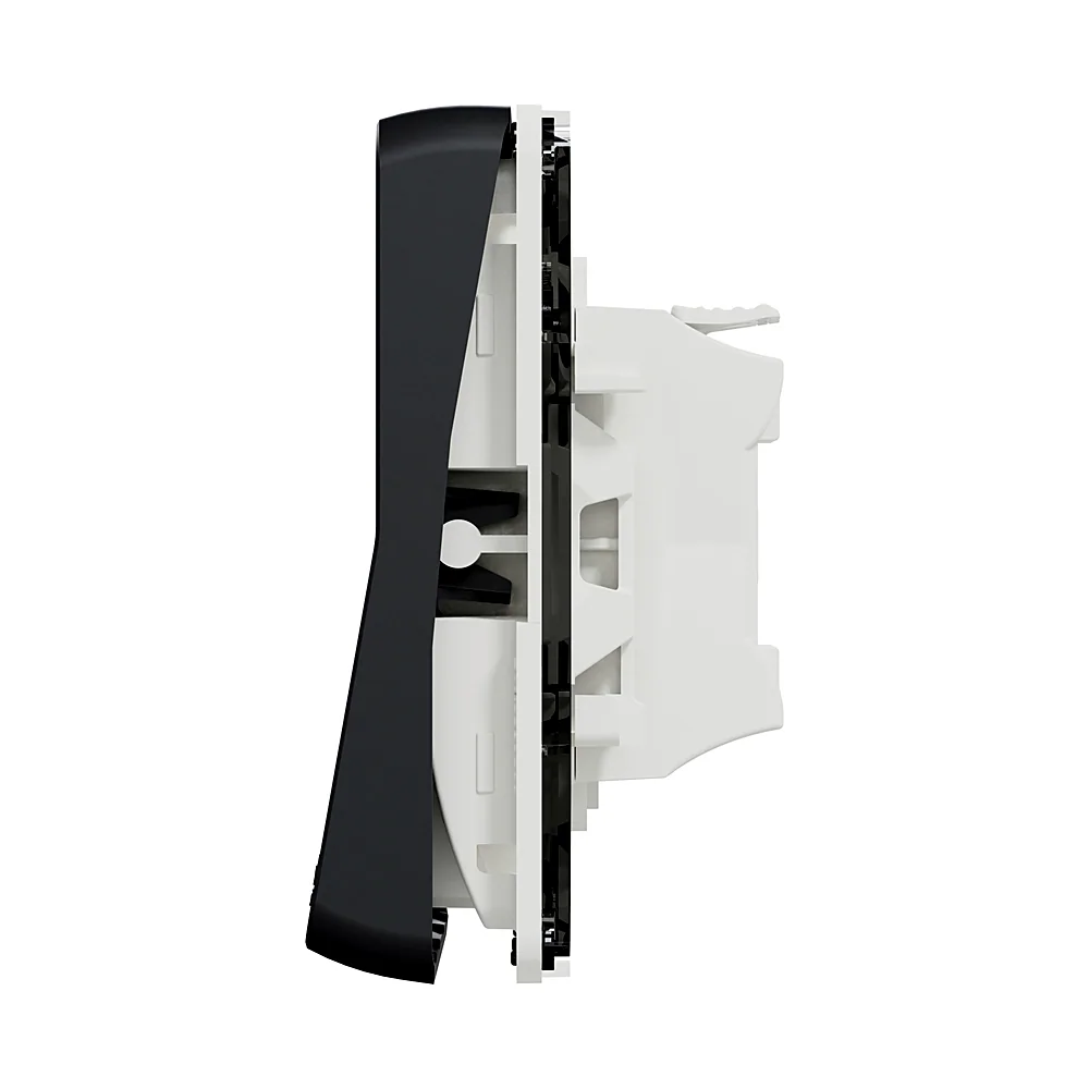 Механізм вимикача кнопкового 1-клавішний чорний IP55 Schneider Electric MUR35027