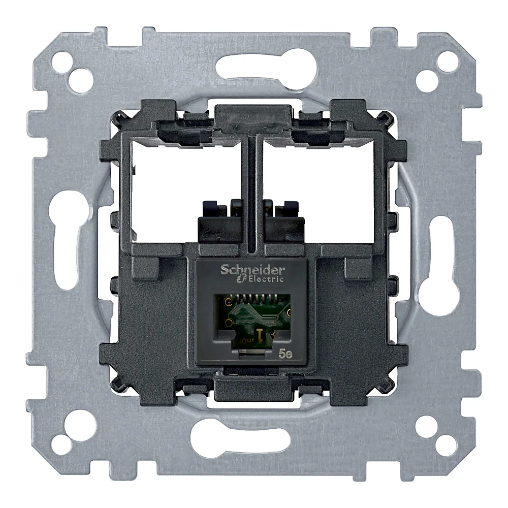 Механізм одинарної комп'ютерної розетки RJ45 cat5 UTP Schneider Electric MTN4575-0001
