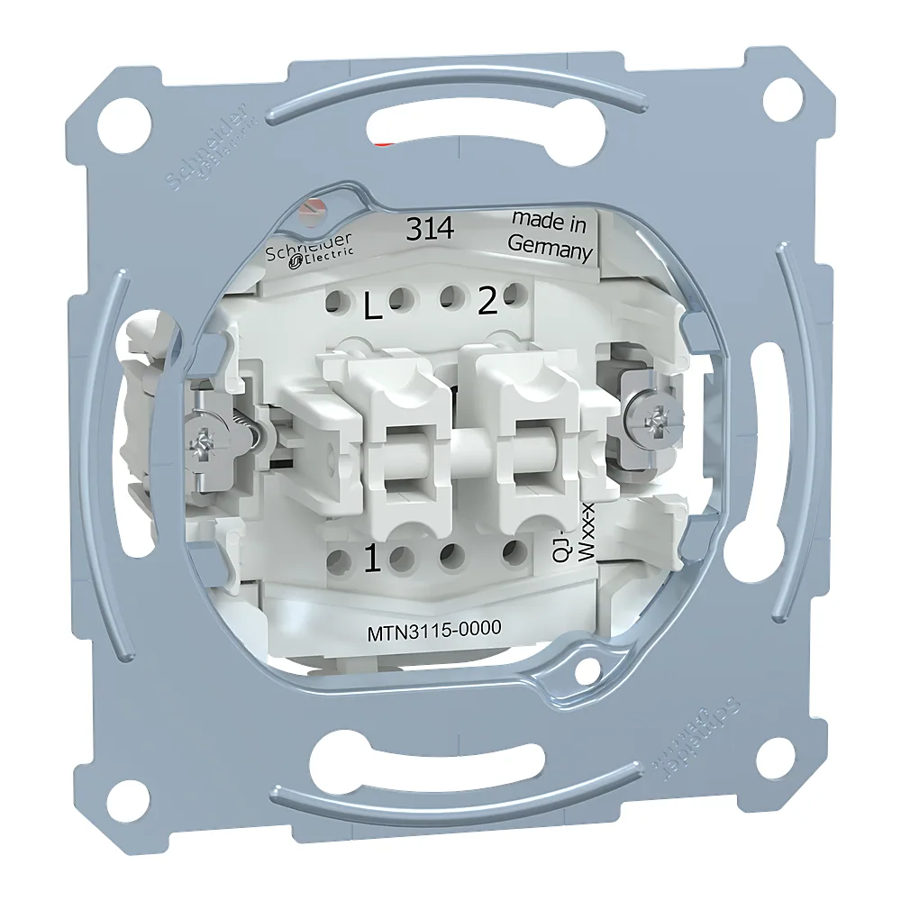 Механізм вимикача 2-клавішний Schneider Electric MTN3115-0000