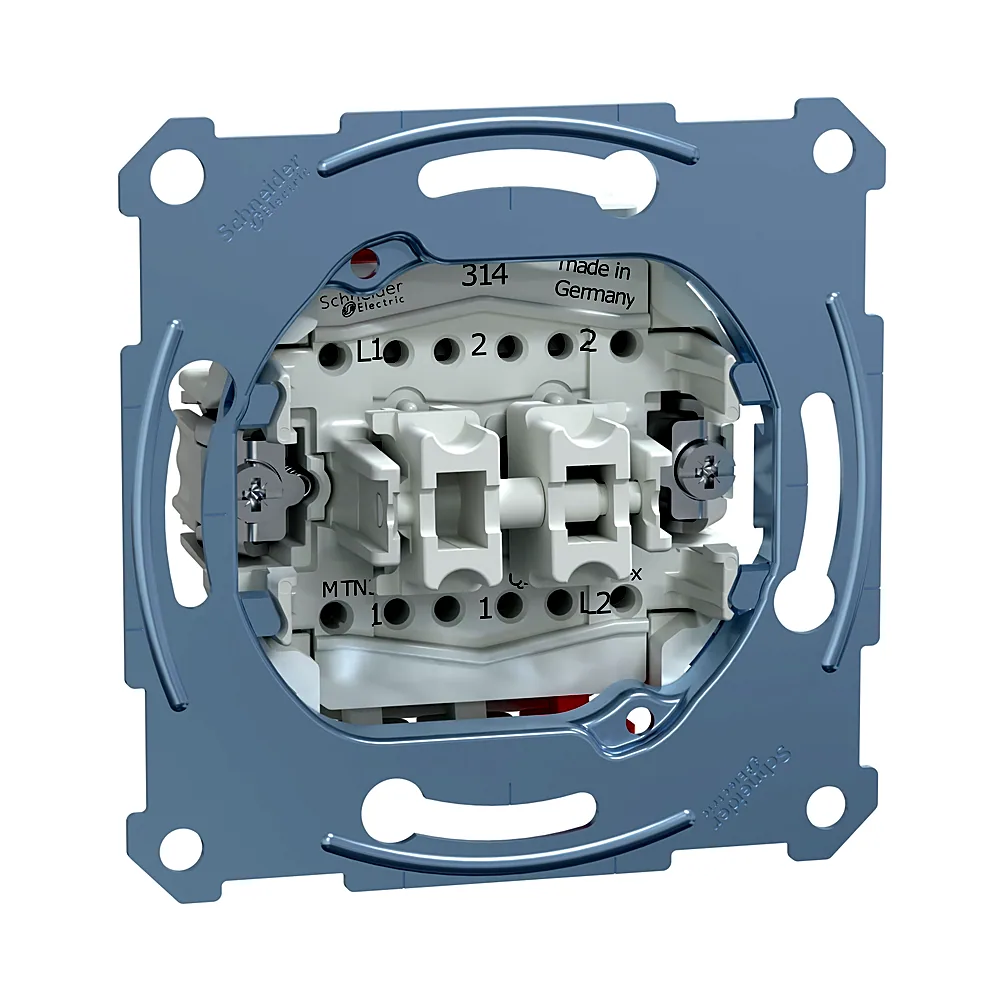 Механізм вимикача/перемикача Schneider Electric 2-клавішного MTN3126-0000