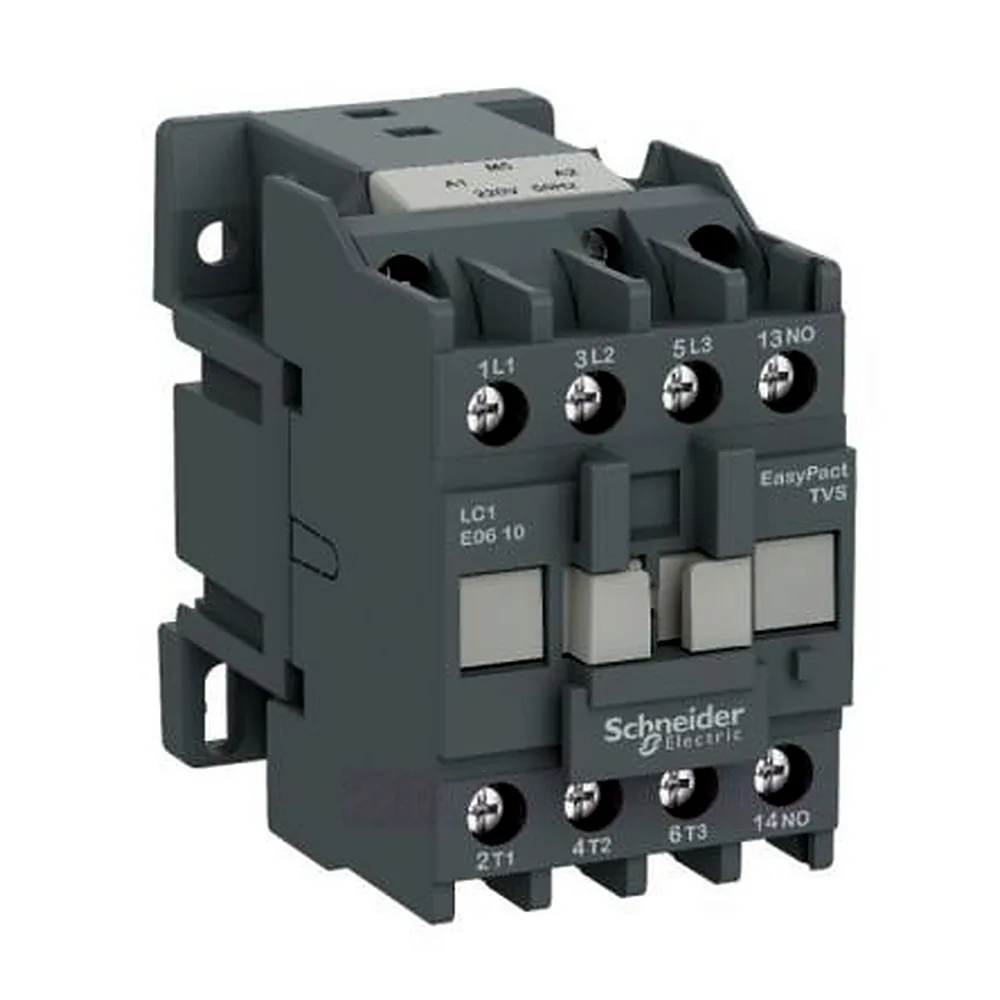 Контактор Schneider Electric TeSys E 3Р 6А AC3 220В LC1E0610M5