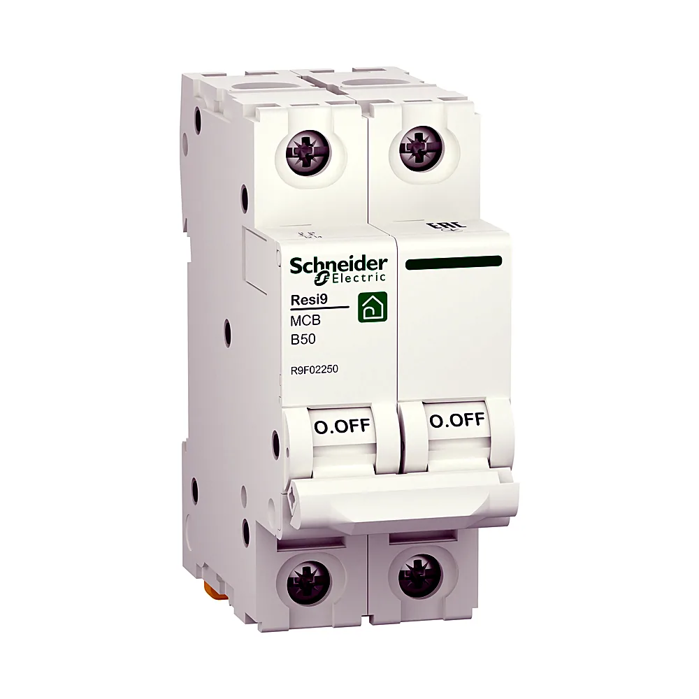 Автоматичний вимикач Schneider Electric Resi9 R9F02250 2P 50A 6kA B