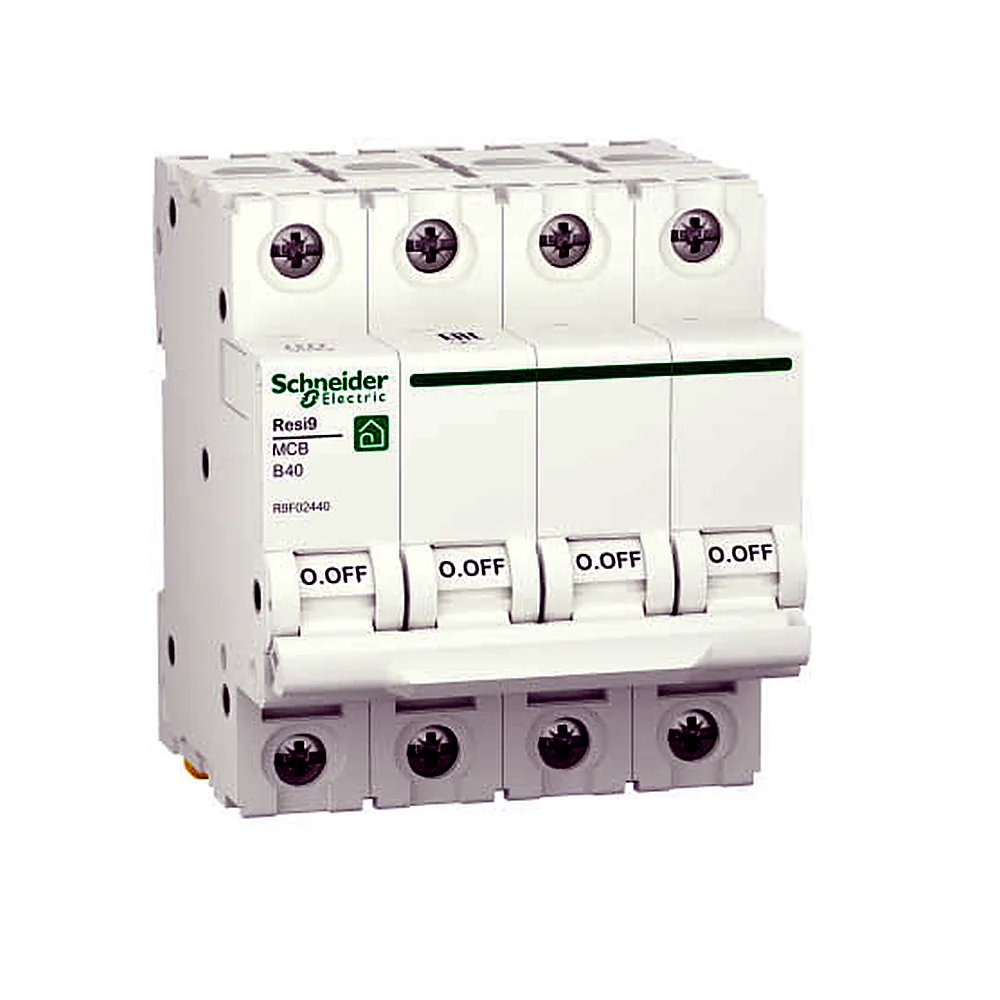 Автоматичний вимикач Schneider Electric Resi9 4P 40A 6kA B R9F02440