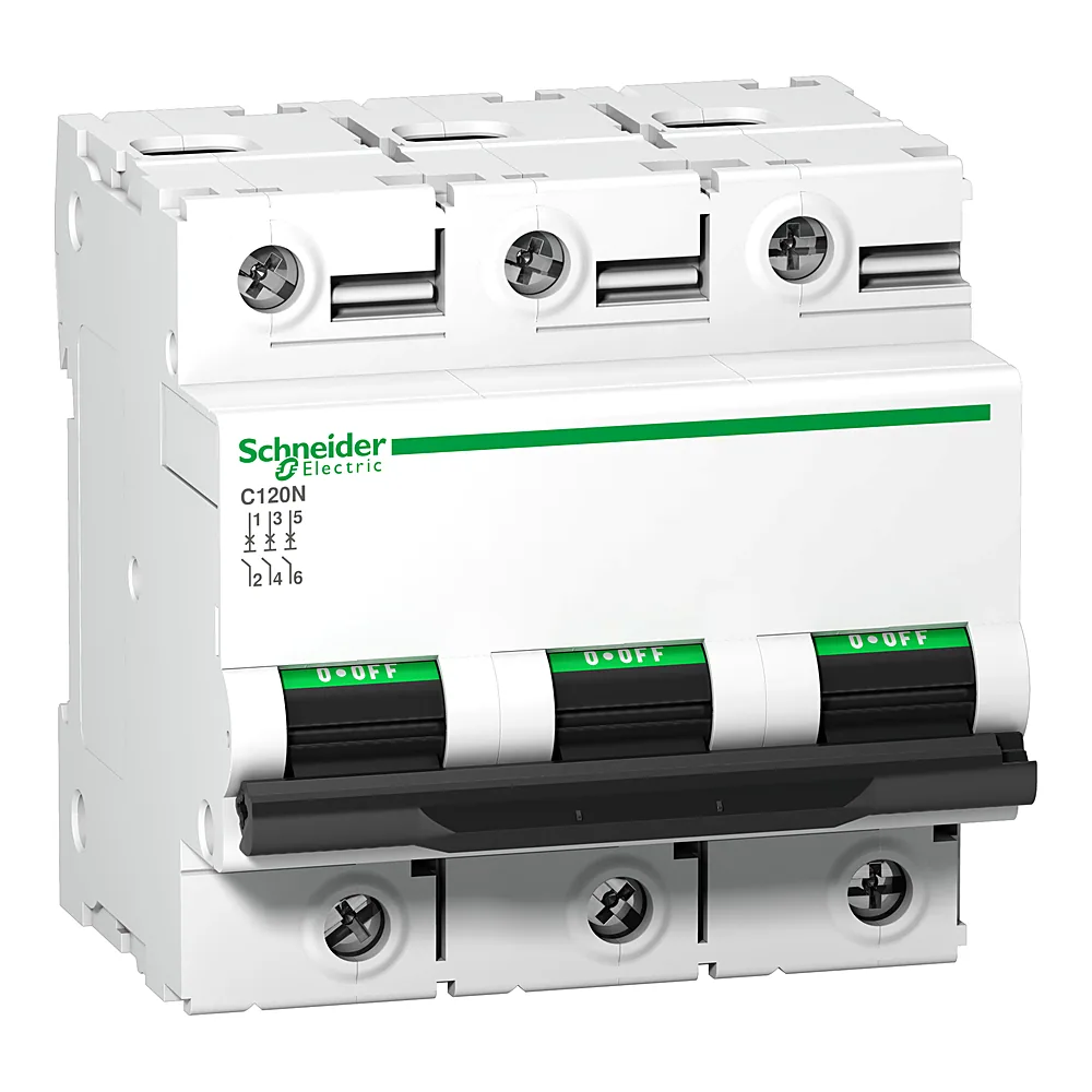 Автоматичний вимикач C120N 3P C 63 А 10 кА Schneider Electric A9N18364
