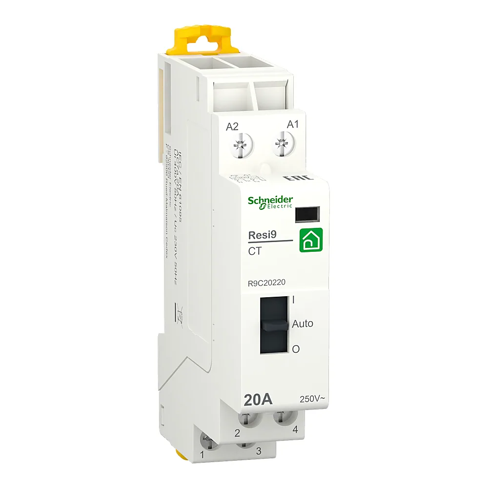 Контактор Resi9 1P+N 20 А 2NO 230 В 50 Гц Schneider Electric R9C20220