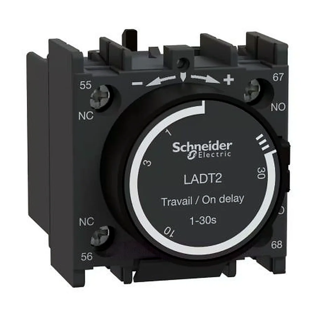 Модуль затримки часу Schneider Electric LADT2 0,1-30 с 1NO+1NC