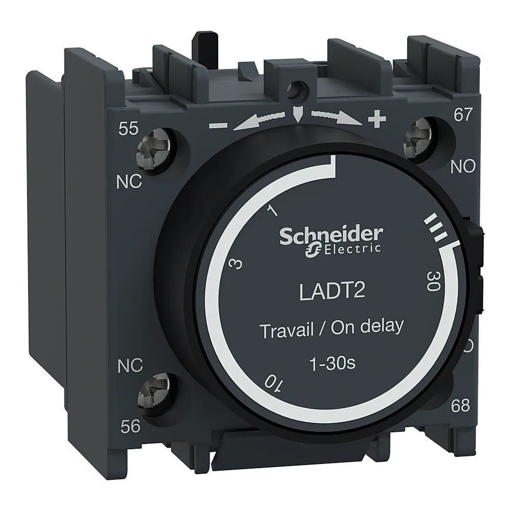 Модуль затримки часу на вмикання 0,1-30 с 1NO+1NC Schneider Electric LADT2