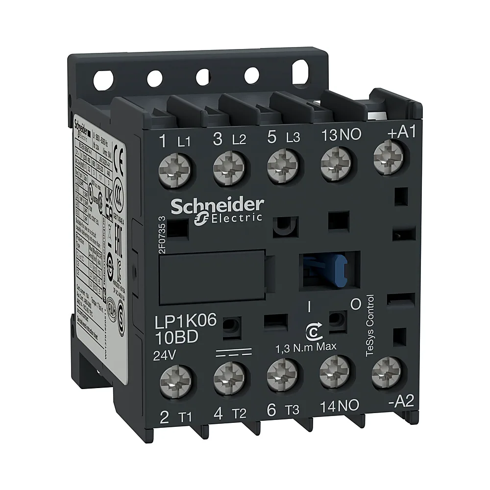 Контактор Schneider Electric LP1K1210BD 3P 12A 24V DC LP1K1210BD