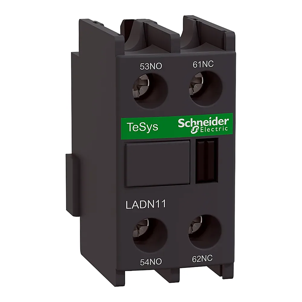 Блок-контакт 1NO+1NC фронтальний для контакторів серії D F B Schneider Electric LADN11