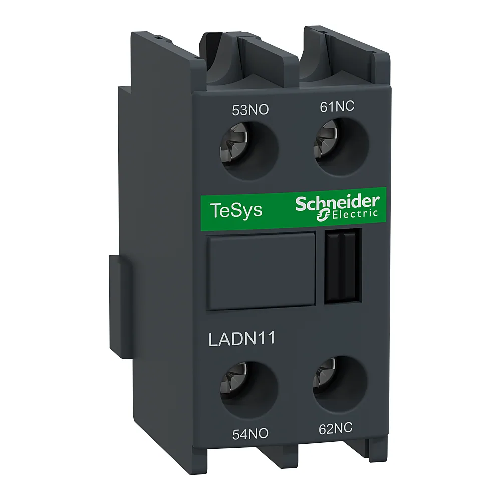 Допоміжний контакт 1NO+1NC фронтальний для контакторів серії D F B Schneider Electric LADN11
