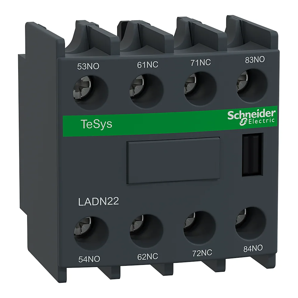 Допоміжний контакт 2NO+2NC фронтальний Schneider Electric LADN22