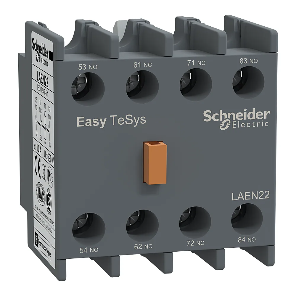 Допоміжний контакт E 2NO 2NC Schneider Electric LAEN22