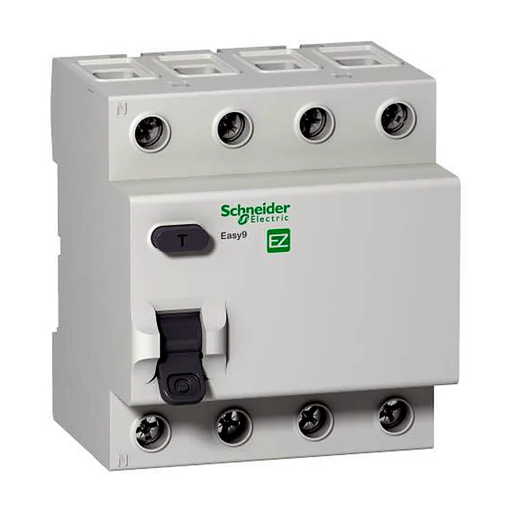 Диференційний вимикач (ПЗВ) EZ9, 4Р 40А 300мА тип АС, Schneider Electric