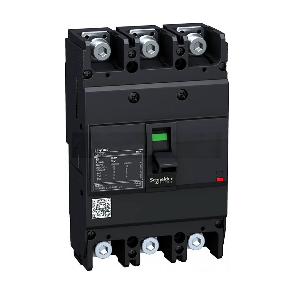 Автоматичний вимикач Schneider Electric EasyPact EZC250N 3P3T 25kA 125A EZC250N3125