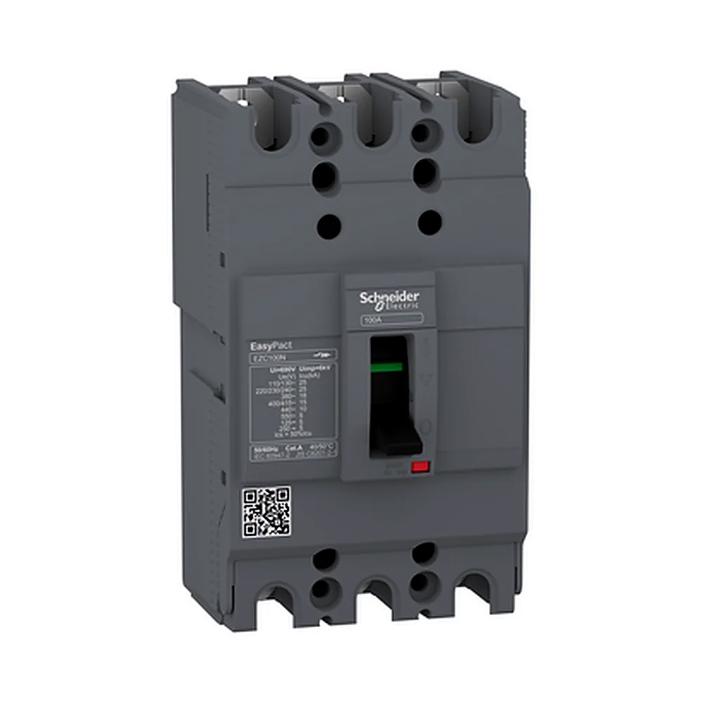 Автоматичний вимикач Schneider Electric EasyPact EZC100N 3P 15kA 100A EZC100N3100
