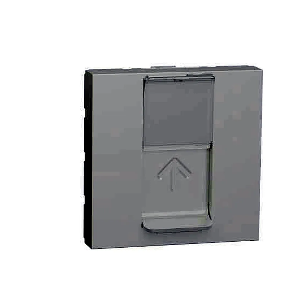 Розетка комп'ютерна RJ45, один кат.6 STP, 2 мод білий, Unica New, NU341718, Schneider Electric
