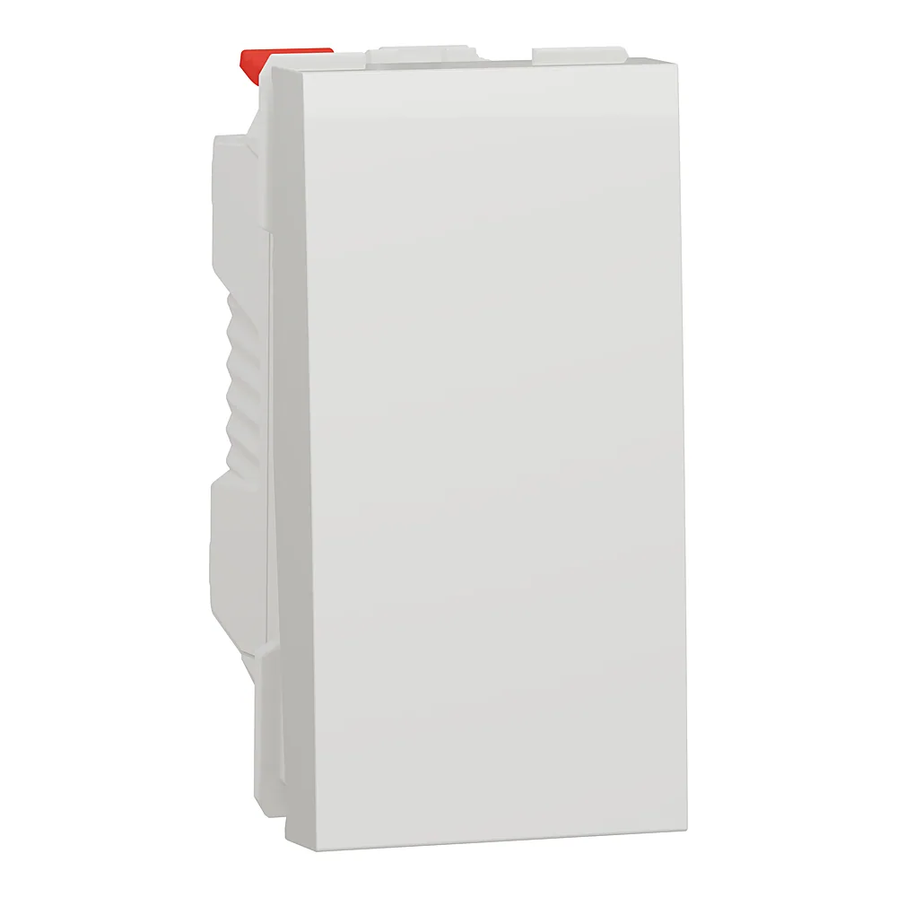 Перемикач Unica New 1-клавішний схема 6 10 А білий 1 модуль Schneider Electric NU310318