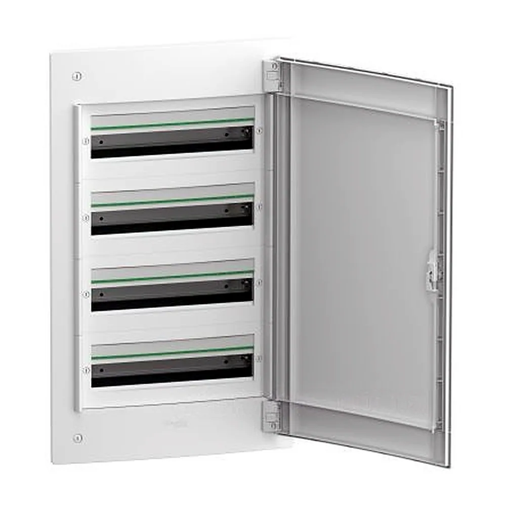 Модульний щит розподільчий врізний 4P 18 модулів білі двері XS Schneider Electric LVSXN418