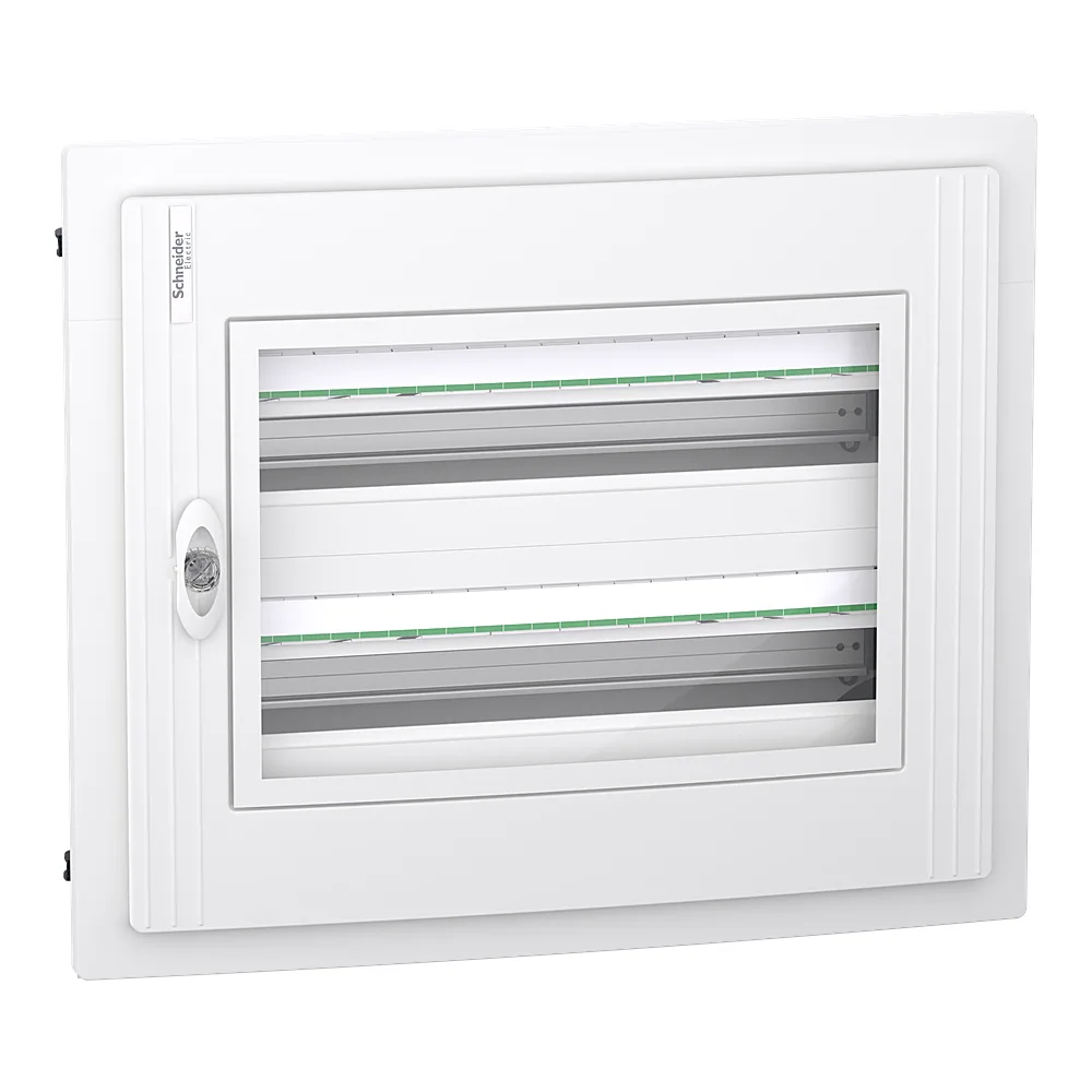 Модульний щит розподільчий Prisma SeT S&XS врізний 2P 24 модулі прозорі двері Schneider Electric LVSXP224
