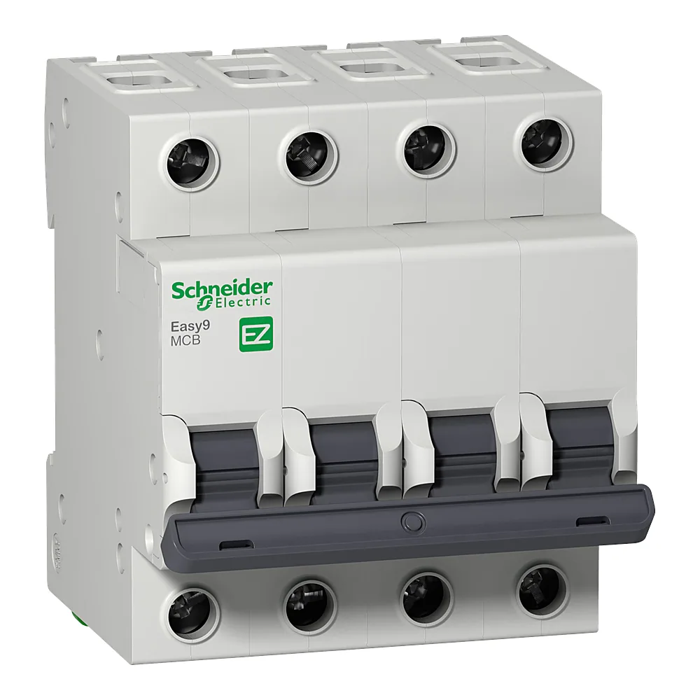 Автоматичний вимикач Easy9 EZ9 4P C 50 А 4,5 кА Schneider Electric EZ9F34450