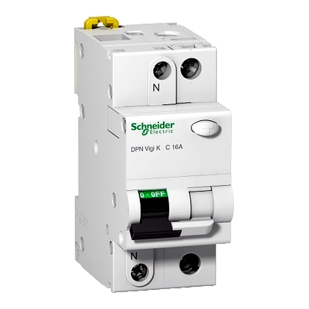 Диференційний автоматичний вимикач Schneider Electric DPN Vigi K 1P+N 16A C 6kA тип A 30мА A9D21616