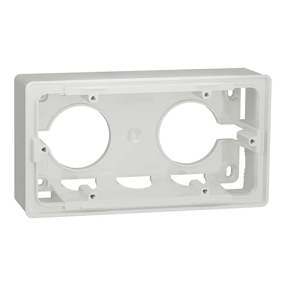 Коробка Unica New 2-постова біла Schneider Electric NU800418