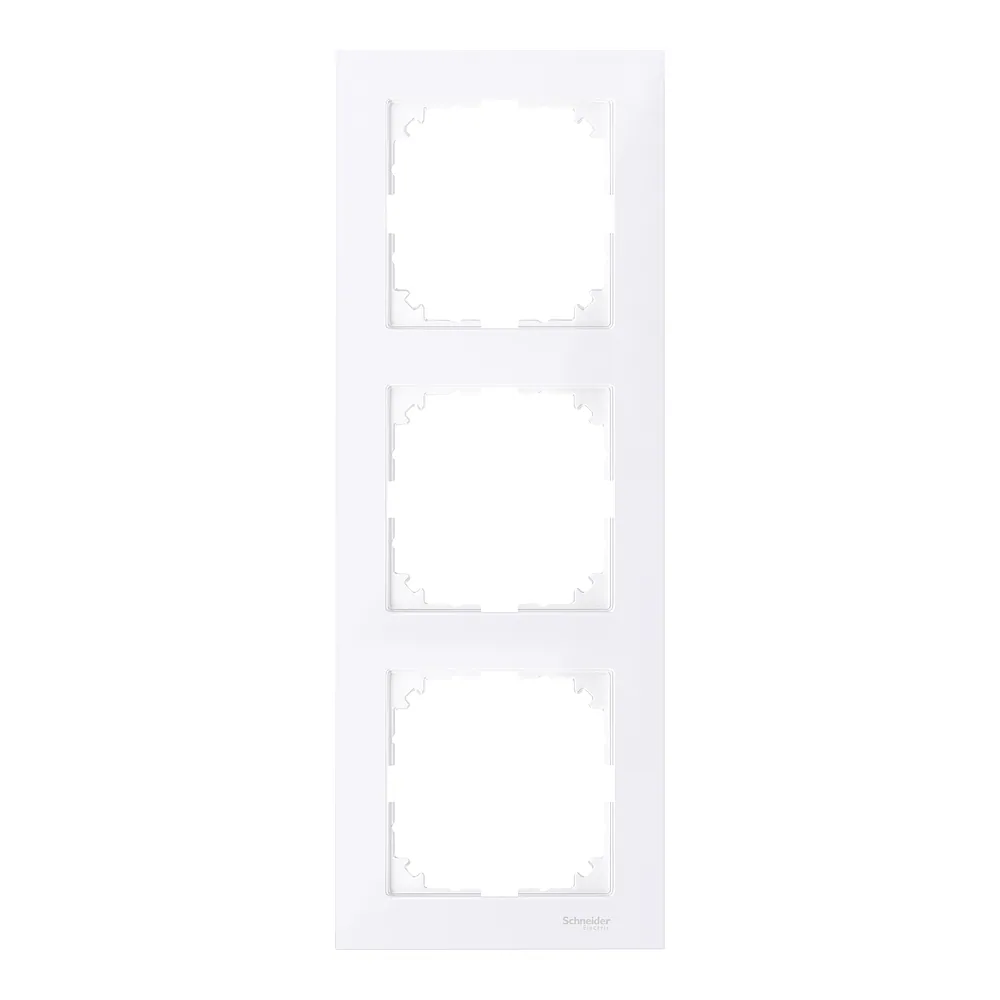 Рамка 3-постова M-Pure активно-біла Schneider Electric MTN4030-3625
