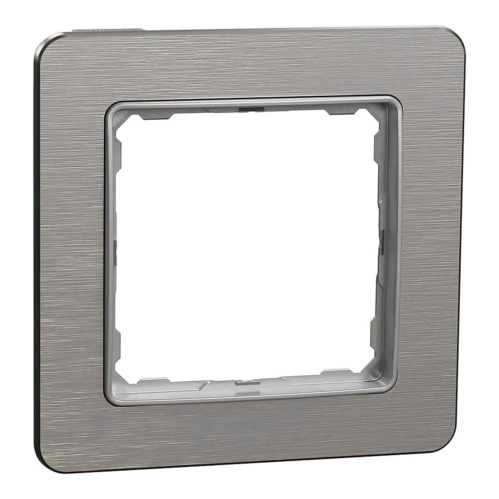 Рамка 1-постова матова алюміній Schneider Electric SDD370801U