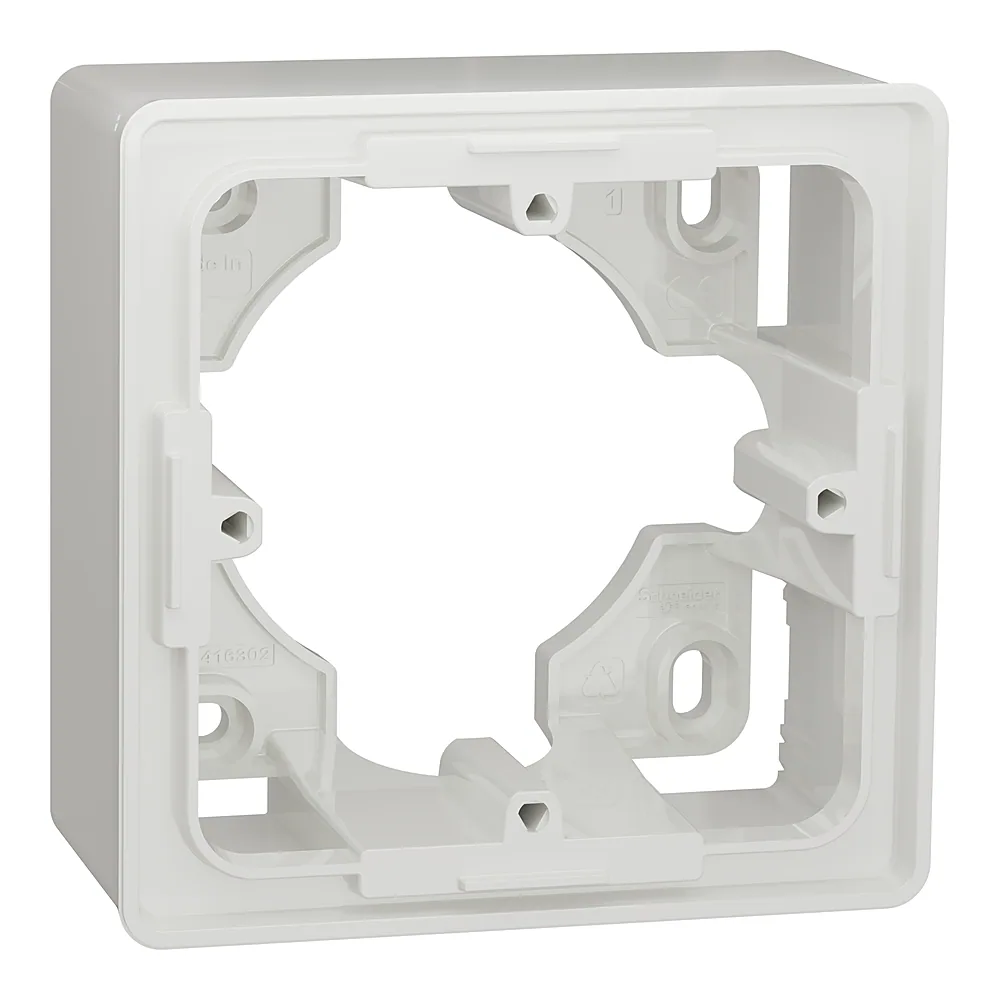 Коробка Unica New 1-постова біла Schneider Electric NU800218
