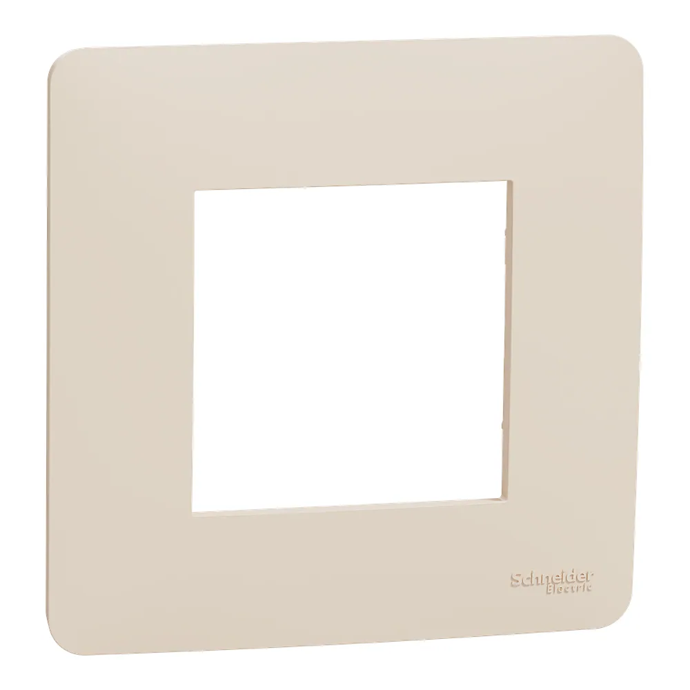 Рамка Unica New 1-постова бежева Schneider Electric NU200244