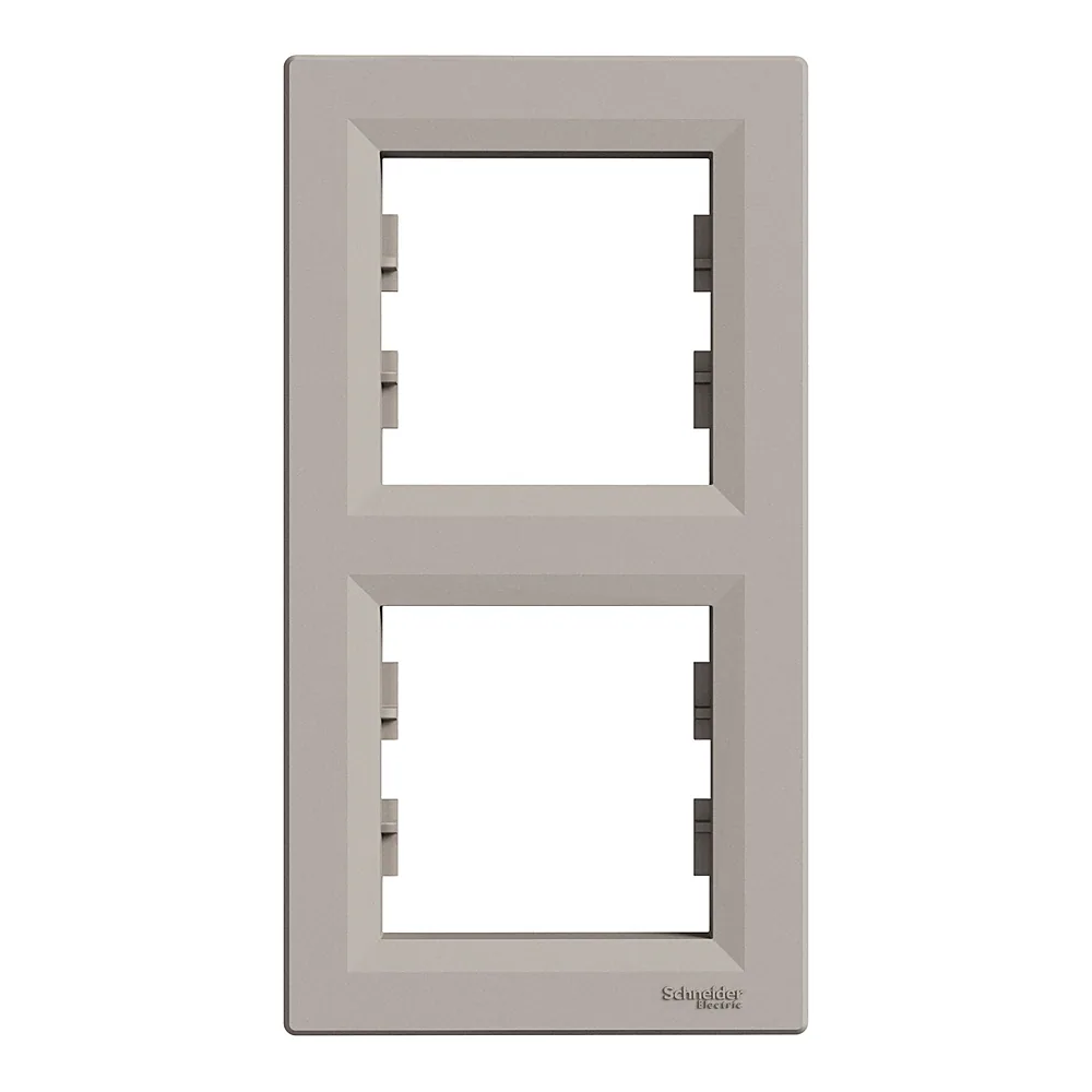 Рамка Asfora 2-постова вертикальна бронза Schneider Electric EPH5810269