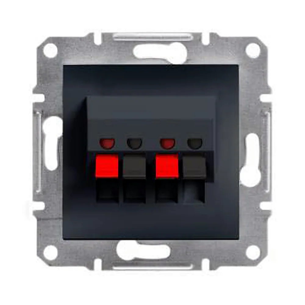 Аудіорозетка Schneider Electric Asfora HI-FI антрацит EPH5700171