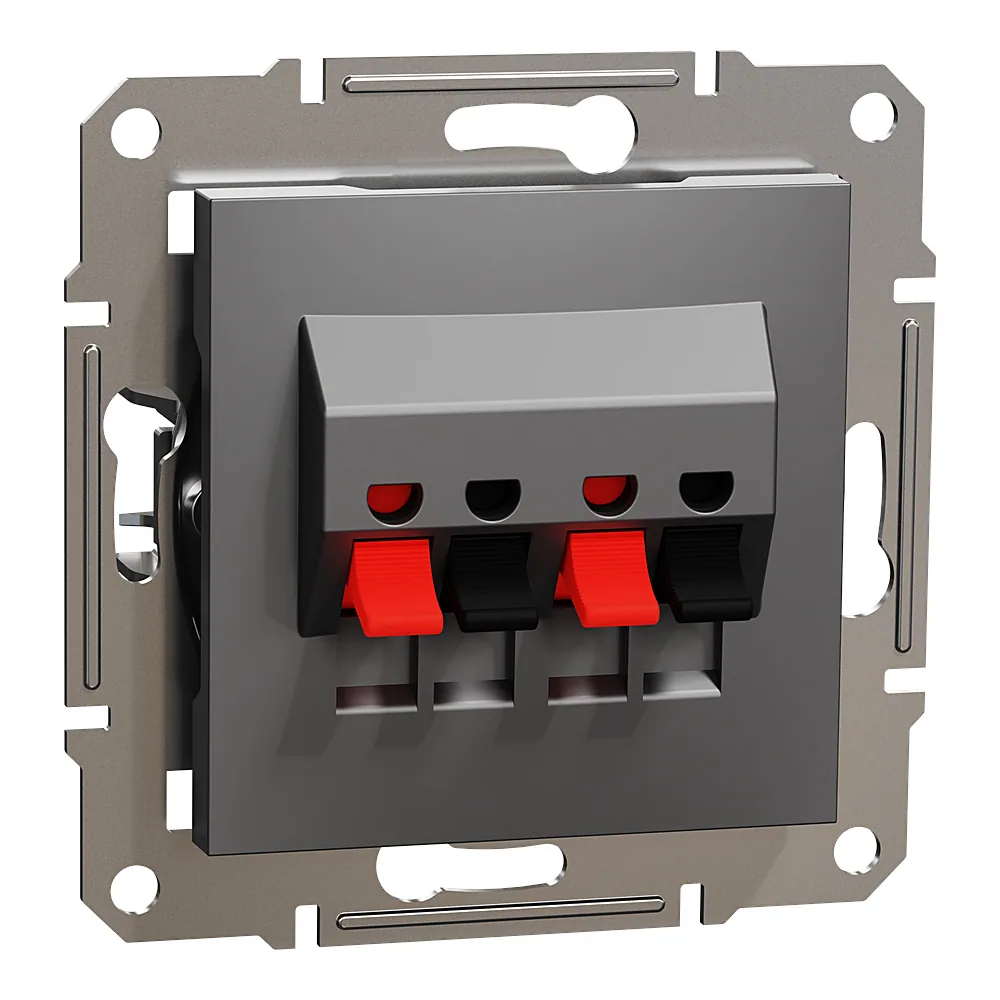 Розетка аудіо Asfora HI-FI антрацит Schneider Electric EPH5700171