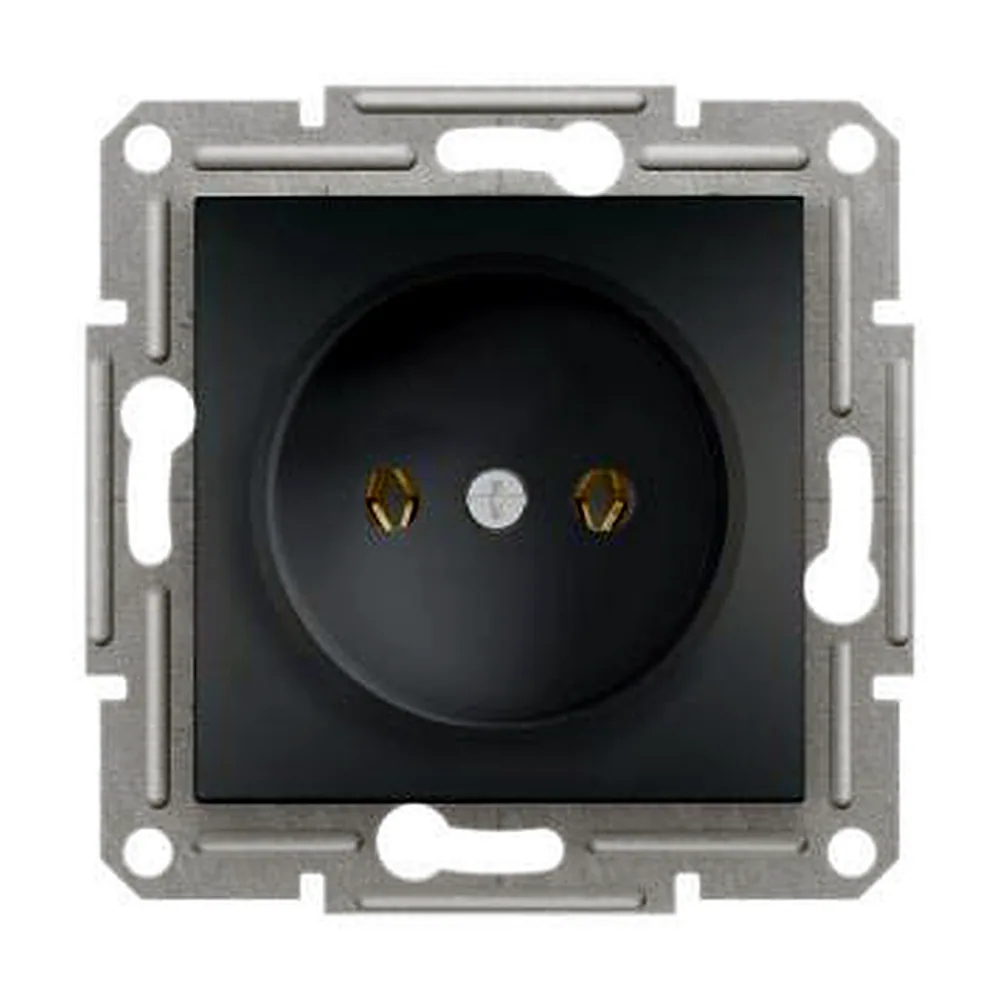 Розетка Schneider Electric Asfora без з/к антрацит EPH3000171