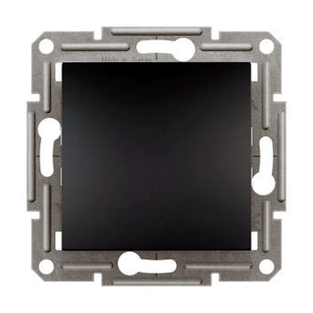 Вимикач Schneider Electric Asfora 1-клавішний перехресний антрацит EPH0500171