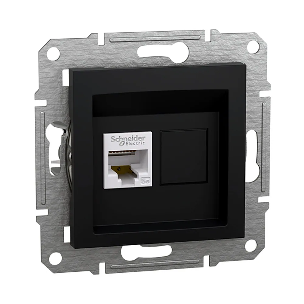 Розетка Schneider Electric Asfora комп’ютерна антрацит EPH4300171